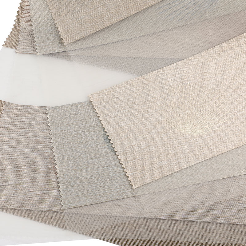 GD03 أزياء بسيطة لينة الشاش الستار الجاكار زيبرا أعمى النسيج