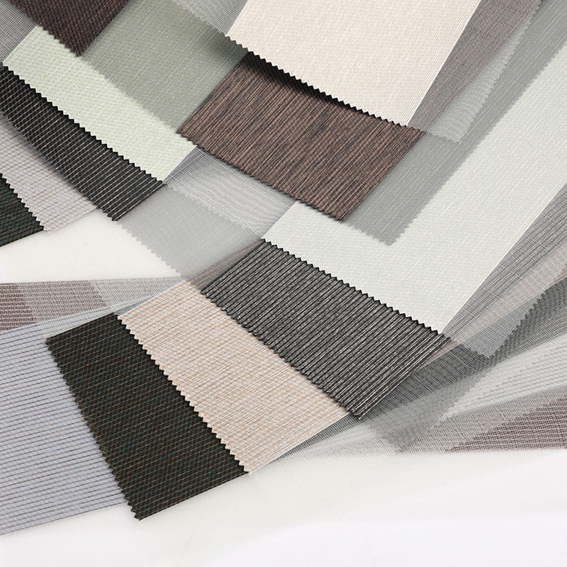 F078 غرفة نوم مدرسة ذات طبقة مزدوجة شبه تعتيم قماش حمار وحشي أعمى