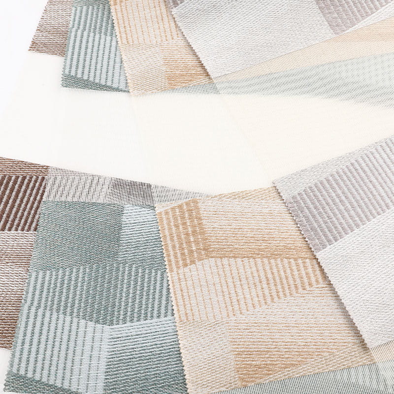 YX010 مكتب تعتيم الجاكار والتطريز زيبرا أعمى النسيج