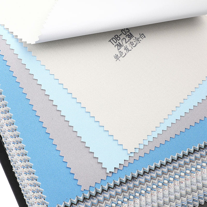 TDB 200/230 سم طلاء فضي فوم 100٪ قماش أعمى أسطواني معتم